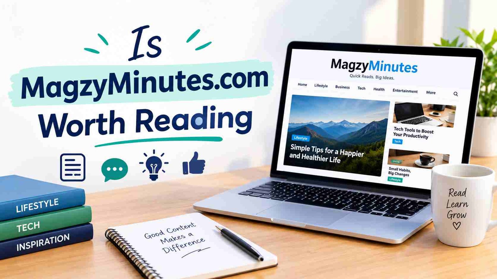 You searched for one reason. You want to know if this site is worth your time. Here is a straight answer: it depends on how you use it. Read on, and you will know exactly how to get the most out of it. What Is MagzyMinutes.com? MagzyMinutes.com is an independent digital publication that launched in 2023. It covers a wide range of topics in short, easy-to-read articles. The name does the explaining for you. "Magzy" gives it the feel of a magazine. "Minutes" tells you the reading will be quick. Think of it as a broad starting point, not a specialist source. You get enough to understand a topic fast. You will not get the final word on anything and that is exactly the point. Most people do not need a deep dive every time. Sometimes you just need a clear, honest answer in under five minutes. That is what this site is built for. What Topics Does MagzyMinutes.com Cover? The site spreads across a wide range: technology, business, finance, health, education, lifestyle, real estate, home improvement, and law. Why so much under one roof? Because most people don't stay in one lane. You might read about a new phone in the morning and mortgage rates by lunch. A mixed site fits how you actually browse. Here's a practical tip. Check the category first, then the article date. A finance piece from two years ago can steer you wrong today. Open one category that matches your interest and read a single article. That tells you more than any description. How Trustworthy Is MagzyMinutes.com? Trust starts with separating what a site claims from what you can verify. Learn to spot the difference and you'll read smarter anywhere. The good signals are there. It has a contact page, a corrections process, an advertising disclosure, and an editorial policy. These matter. Some details stay unconfirmed. There's no clearly named founder, no listed editorial team, and no physical business address you can check. Here's the simple rule: the higher the stakes, the more you should verify. Reading for fun? Relax. Making a money decision? Confirm the facts elsewhere. Open the About and Contact pages yourself. Note what's stated and what's missing before you trust any single article. What Content Formats You'll Find Not every article does the same job. An opinion piece and a plain explainer should be read in different ways. You'll mostly find four types. Explainers give you background. Features go deeper. Editorials share a viewpoint. Guides walk you through steps. Instead of reading an editorial as fact, try checking whether it's an opinion piece first. That one habit stops you from mistaking someone's view for verified information. And read past the headline. The real context usually sits lower in the article. Next time you open a piece there, name its type before you read. Who MagzyMinutes.com Is Best For Curious readers — great for discovering topics and grabbing quick background across many subjects. Students and educators — useful for a first, plain-language explanation before deeper study. Business and tech readers — handy for loosely tracking trends without heavy reading. Consumers and homeowners — fine for early research on products, property, or home projects. You need no background knowledge to get value here. Just treat it as a starting point. Find the reader type closest to yours and start there. The Limitations You Should Know Breadth costs depth. A site covering ten subjects rarely beats a specialist on any single one. Fast-changing topics go stale quickly. Finance, tech, and law shift month to month, so always check the publish date. This isn't professional advice. For medical, legal, financial, or property decisions, confirm with a qualified source. Quality also varies piece to piece. Judge each article on its own. Before acting on anything, ask: does this decision matter enough to double-check? MagzyMinutes.com vs Specialist Sites A broad site helps you explore. A niche site helps you go deep. You want both, for different jobs. Picture it like this. A generalist site is a map of the whole city. A specialist site is a detailed guide to one neighborhood. Use MagzyMinutes.com to get oriented. Then switch to a specialist or primary source when the stakes rise. Ask yourself one question: am I exploring or deciding? Exploring points you to a broad site. Deciding points you to a specialist one. How to Use It Effectively Pick the category that matches your question. Check the article's publish or update date. Identify the content type — explainer, opinion, feature, or guide. Read past the headline for the full context. Verify the key facts with a primary source before any real decision. Each step lowers your chance of trusting something outdated or unchecked. This won't make every article accurate, but it will make you a sharper reader. Try the five steps on one article right now. It takes two minutes. Final Verdict MagzyMinutes.com works well as a starting point for general reading and early research. That's a genuine strength. It's not a primary source for high-stakes decisions. For those, go to a specialist or a professional. Match the site to the job, and verify when the decision counts. You now know what it does well and where it stops.